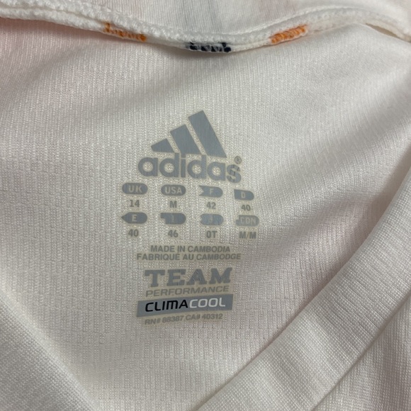 Adidas NWT Women’s Orange/ White Volleyball Clima Cool Jersey - Medium - Picture 5 of 8